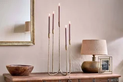 Decorative Home Accessories|Candlesticks^Nkuku Mbata Cluster Candelabra - Antique Brass