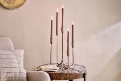 Decorative Home Accessories|Candlesticks^Nkuku Mbata Cluster Candelabra - Antique Brass