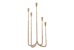 Decorative Home Accessories|Candlesticks^Nkuku Mbata Cluster Candelabra - Antique Brass