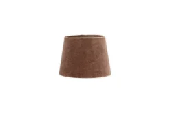 Lampshades^Nkuku Mendai Velvet & Linen Lampshade - Mocha