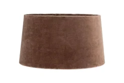 Lampshades^Nkuku Mendai Velvet & Linen Lampshade - Mocha