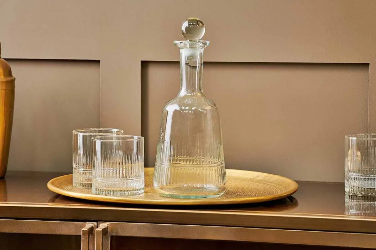 Barware|Entertaining Glasses^Nkuku Mila Decanter - Clear
