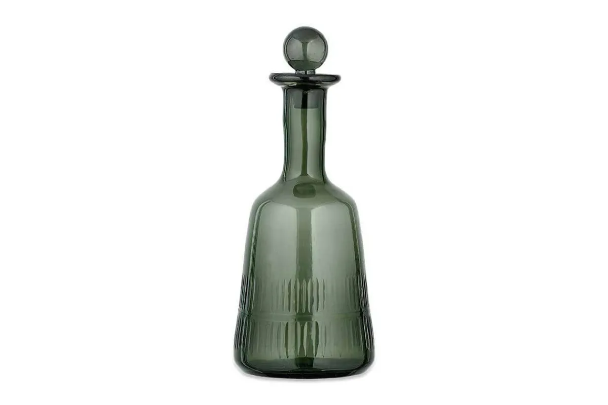 Barware|Decanters^Nkuku Mila Decanter - Dark Emerald