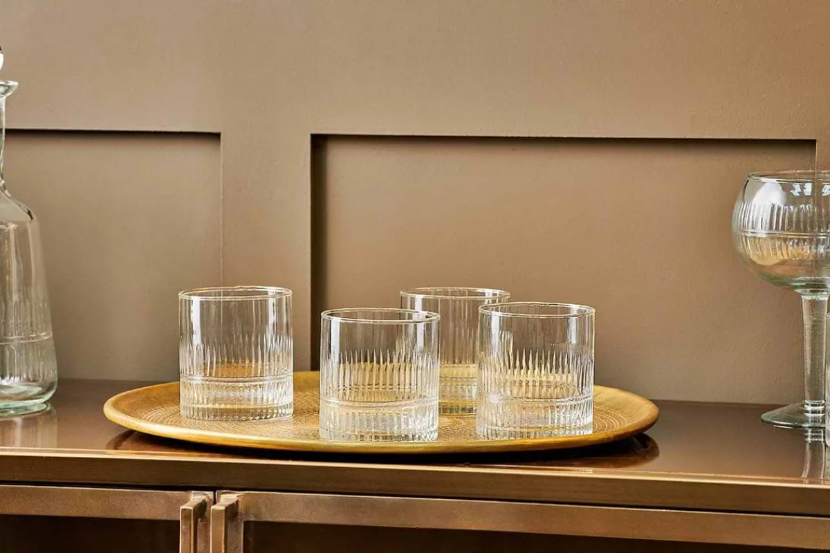 Barware|Entertaining Glasses^Nkuku Mila Tumbler - (Set of 4) Clear