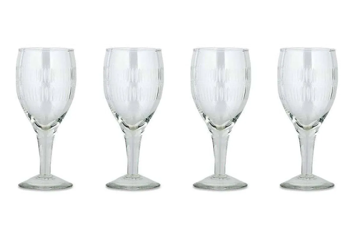 Entertaining Glasses|Wine & Champagne Glasses^Nkuku Mila Wine Glass - (Set of 4) Clear