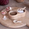 Pantry|Kitchen Storage^Nkuku Milaku Mango Wood Salt & Pepper Server - Natural