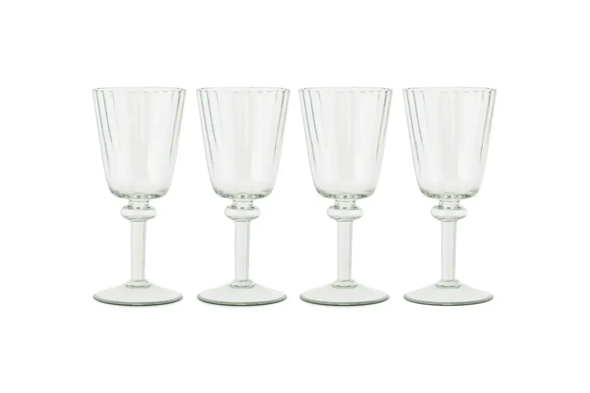Wine & Champagne Glasses^Nkuku Minati Wine Glass - Clear - (Set of 4)