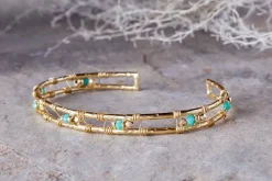 Jewellery & Jewellery Boxes|Jewellery^Nkuku Mindra Bracelet - Turquoise