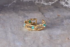 Jewellery & Jewellery Boxes|Jewellery^Nkuku Mindra Ring - Turquoise