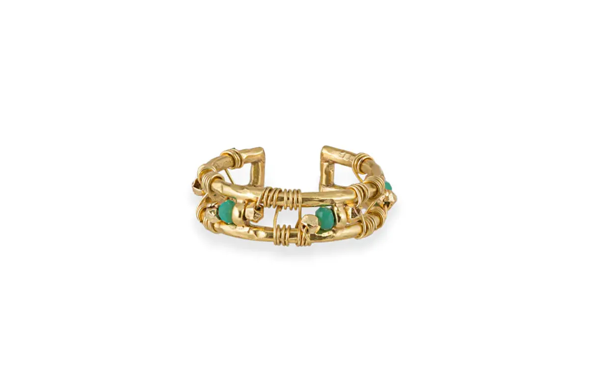 Jewellery & Jewellery Boxes|Jewellery^Nkuku Mindra Ring - Turquoise