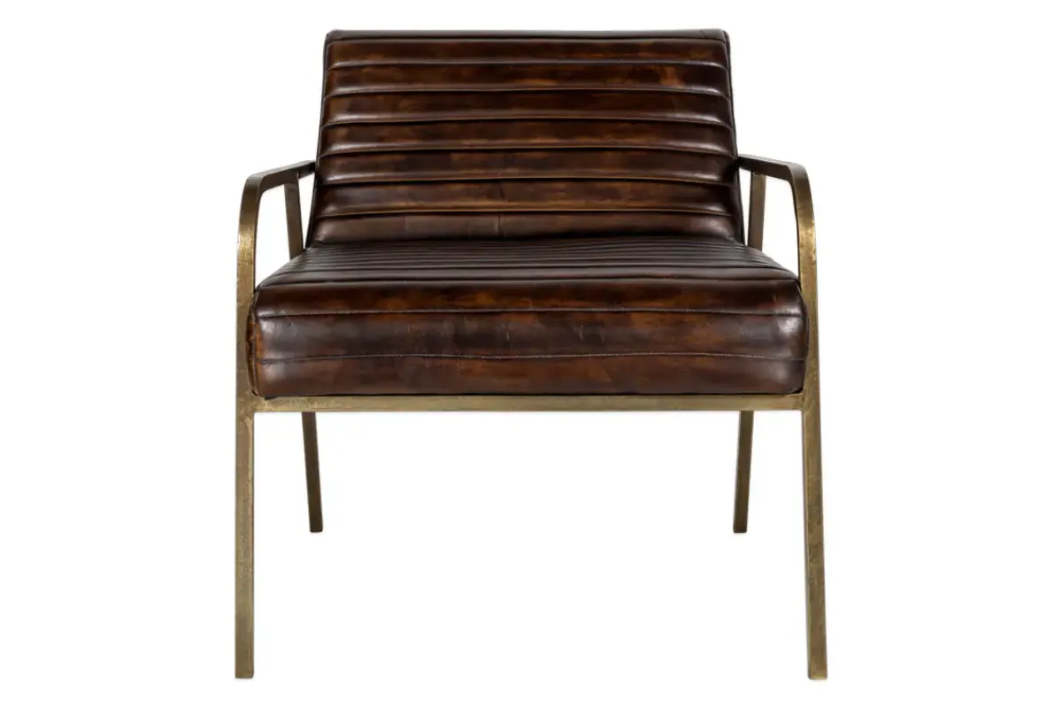 Living|Armchairs^Nkuku Mirai Ribbed Leather Armchair