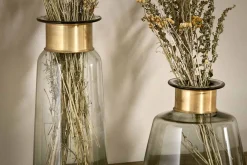 Decorative Home Accessories|Vases^Nkuku Miza Glass Vase - Smoke