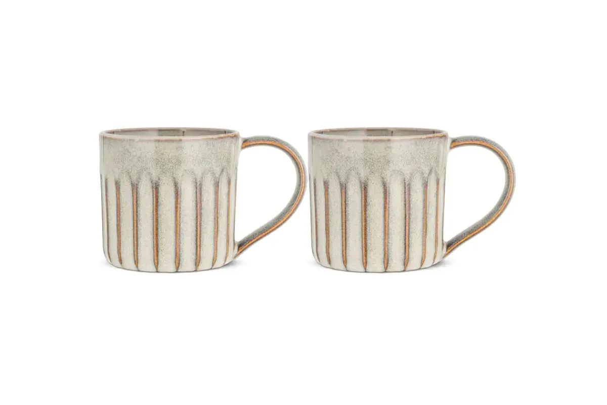 Mugs^Nkuku Moda Mug - (Set of 2) Natural