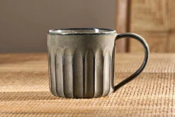 Mugs^Nkuku Moda Mug - (Set of 2) Pewter
