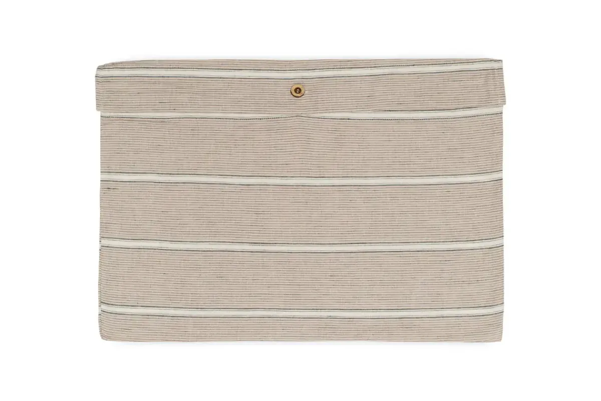 Bedroom Textiles|Bedroom^Nkuku Mora Hemp & Cotton Duvet Cover - Stone Grey
