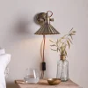 Wall Lights|Wall & Spot Lights^Nkuku Moti Wall Lamp - Antique Brass
