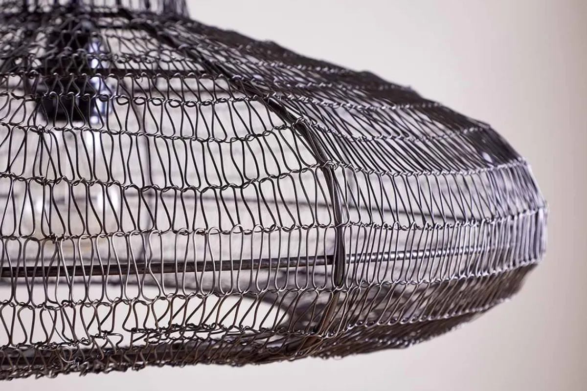 Lampshades|Pendant Shades^Nkuku Mukuni Wire Lampshade - Bronze/Black