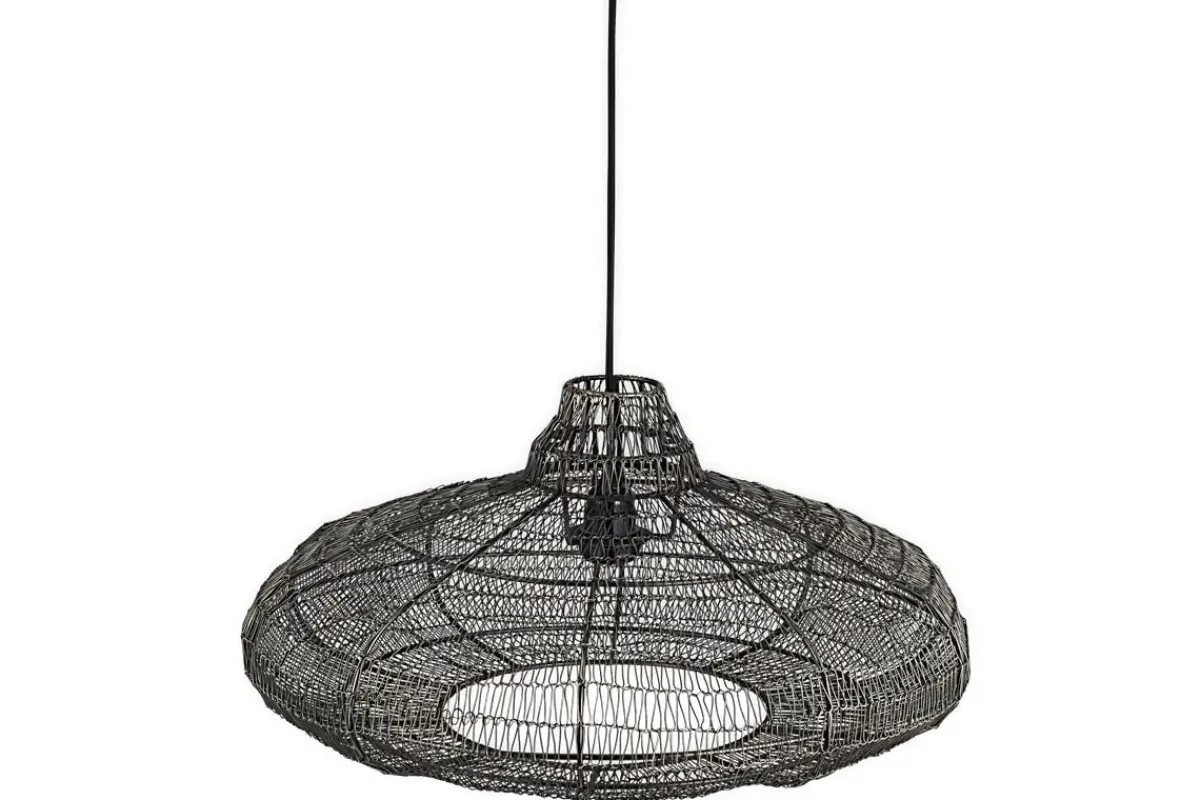Lampshades|Pendant Shades^Nkuku Mukuni Wire Lampshade - Bronze/Black