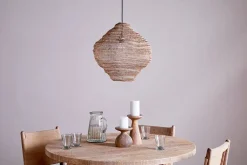 Lampshades|Pendant Shades^Nkuku Mukuni  Wire Lampshade - Brass - Small