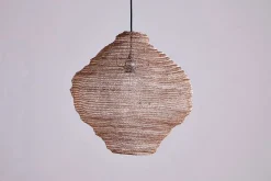 Lampshades|Pendant Shades^Nkuku Mukuni  Wire Lampshade - Brass - Small