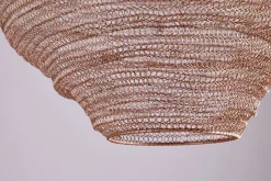 Lampshades|Pendant Shades^Nkuku Mukuni  Wire Lampshade - Brass - Small