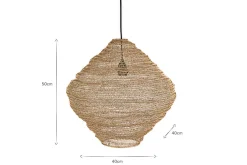 Lampshades|Pendant Shades^Nkuku Mukuni  Wire Lampshade - Brass - Small
