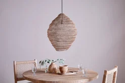 Lampshades|Pendant Shades^Nkuku Mukuni Wire Lampshade - Brass - Large
