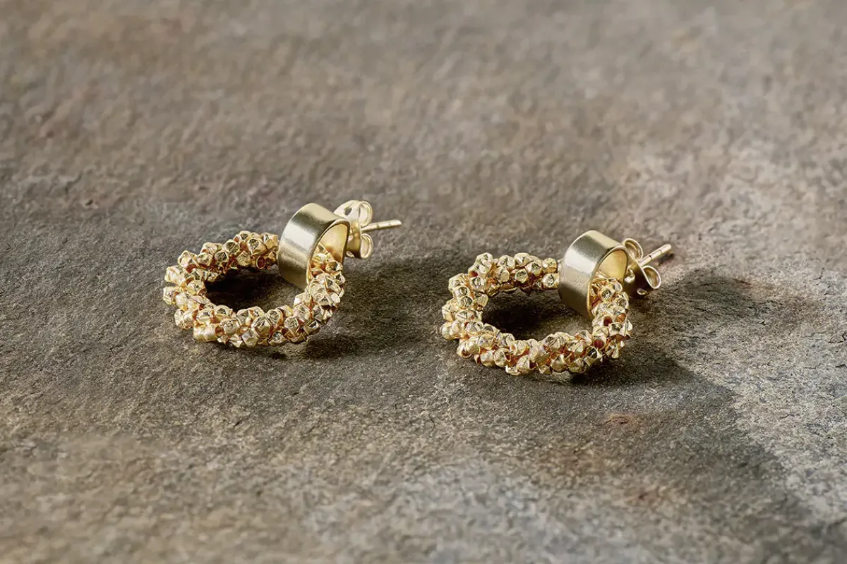 Jewellery & Jewellery Boxes|Jewellery^Nkuku Mula Earrings - Gold