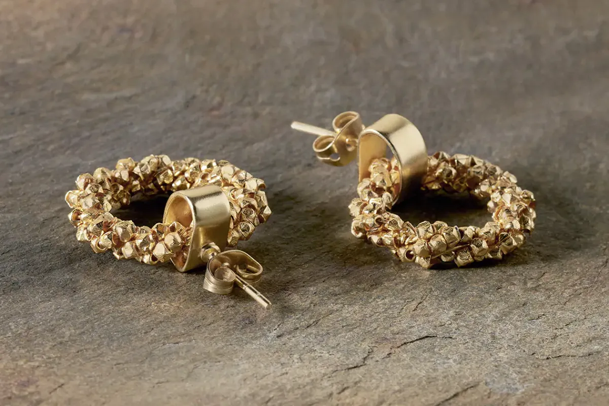 Jewellery & Jewellery Boxes|Jewellery^Nkuku Mula Earrings - Gold