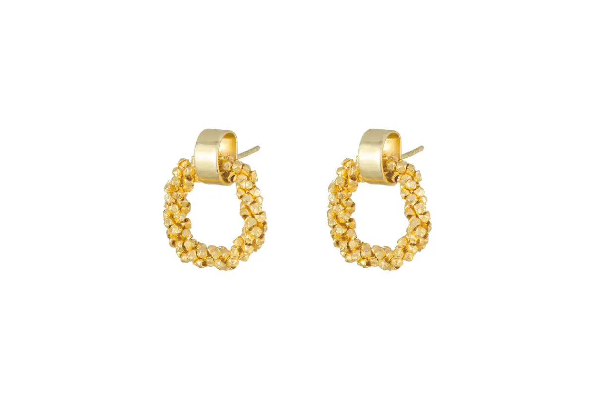 Jewellery & Jewellery Boxes|Jewellery^Nkuku Mula Earrings - Gold
