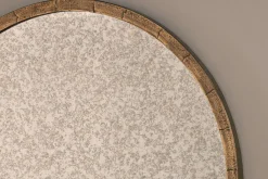 Fireside|Wall Mirrors^Nkuku Murwara Antique Glass Arched Mirror - Antique Brass