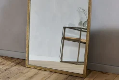 Full Length Mirrors^Nkuku Murwara Full Length Arched Mirror - Antique Brass