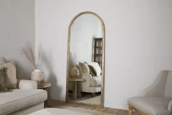 Full Length Mirrors|Hallway & Bootroom^Nkuku Murwara Full Length Mirror - Antique Brass