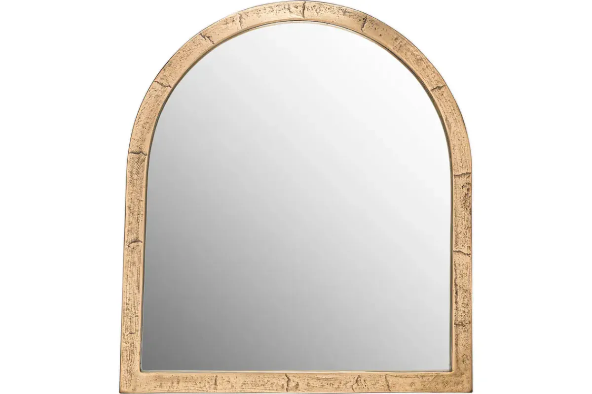 Wall Mirrors|Hallway & Bootroom^Nkuku Murwara Wall Mirror - Antique Brass