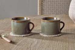 Mugs^Nkuku Naav Mugs - - Large (Set of 2) Blue