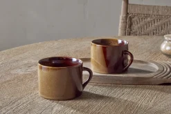 Mugs^Nkuku Naav Mugs - - Large (Set of 2) Mustard