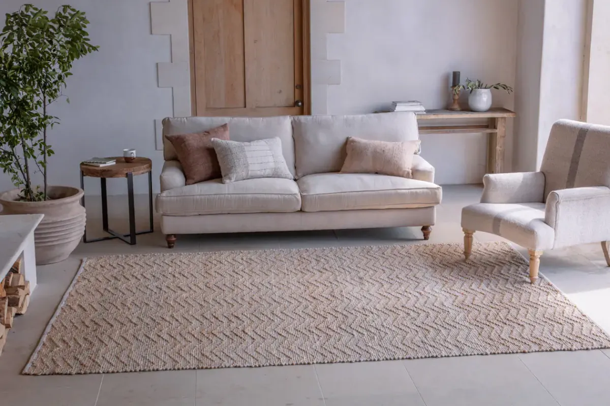 Rugs|Bedroom^Nkuku Nabami Chevron Jute Rug - Natural