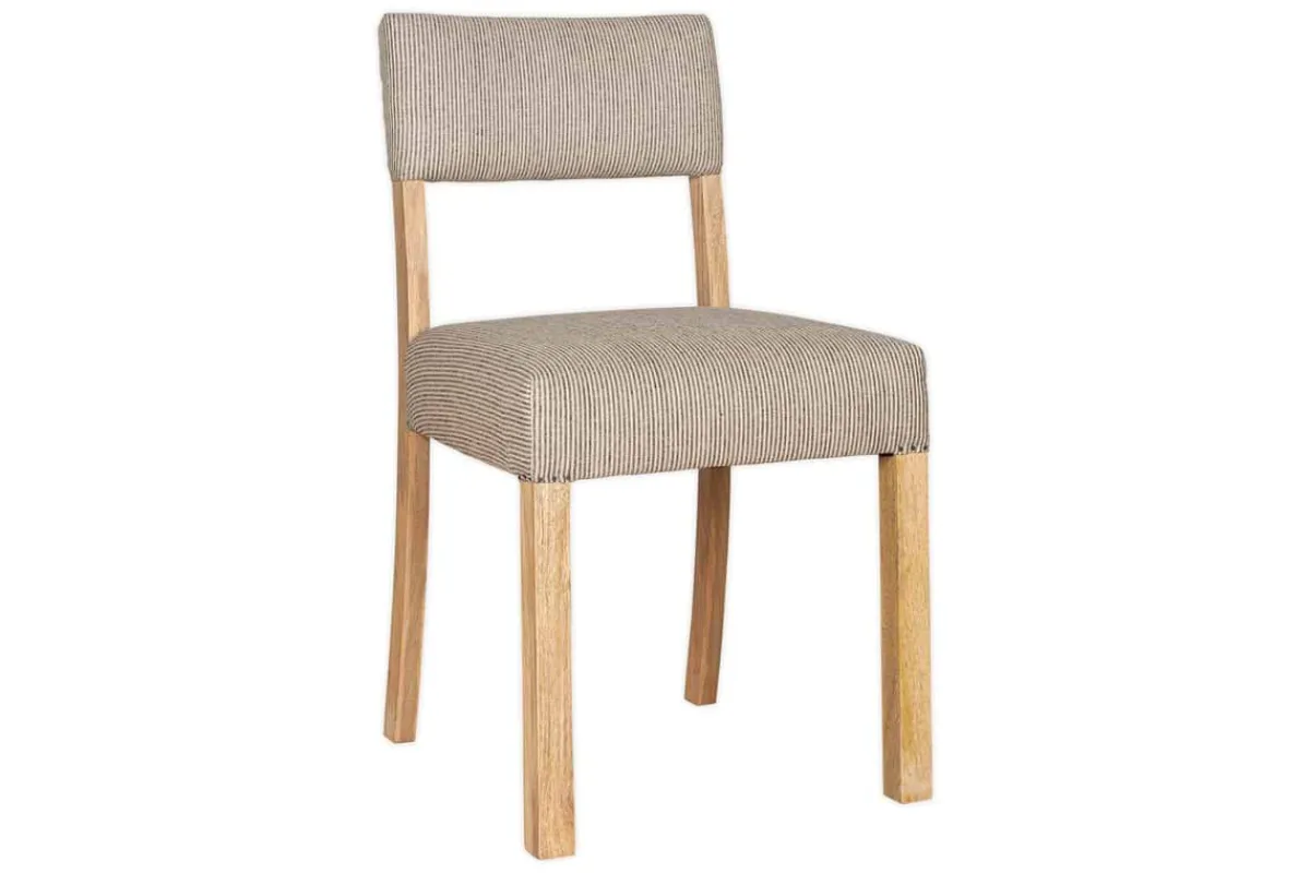 Kitchen & Dining|Dining Chairs & Benches^Nkuku Nadeeka Linen Upholstered Dining Chair - Soft Grey