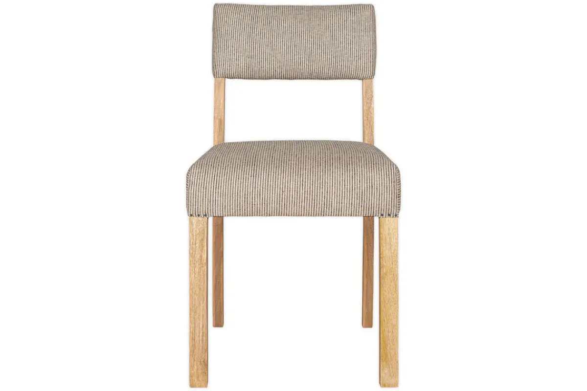Kitchen & Dining|Dining Chairs & Benches^Nkuku Nadeeka Linen Upholstered Dining Chair - Soft Grey
