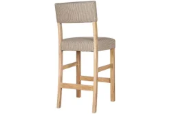 Kitchen & Dining|Bar Stools & Bar Chairs^Nkuku Nadeeka Linen Upholstered Counter Chair - Soft Grey