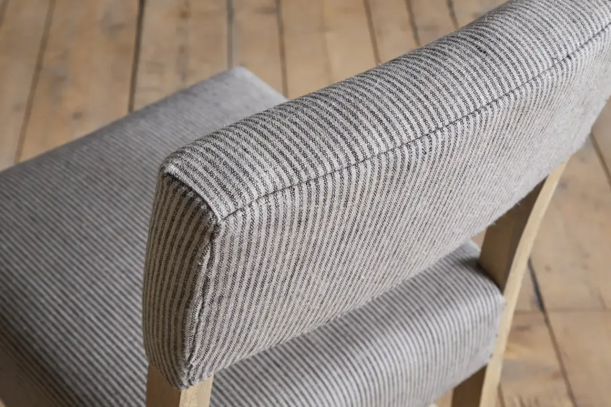 Kitchen & Dining|Bar Stools & Bar Chairs^Nkuku Nadeeka Linen Upholstered Counter Chair - Soft Grey