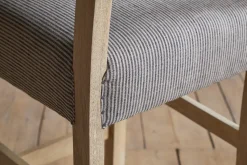 Kitchen & Dining|Bar Stools & Bar Chairs^Nkuku Nadeeka Linen Upholstered Counter Chair - Soft Grey