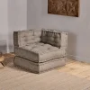 Ready To Deliver Sofas^Nkuku Nadeeka Modular Corner - Soft Grey