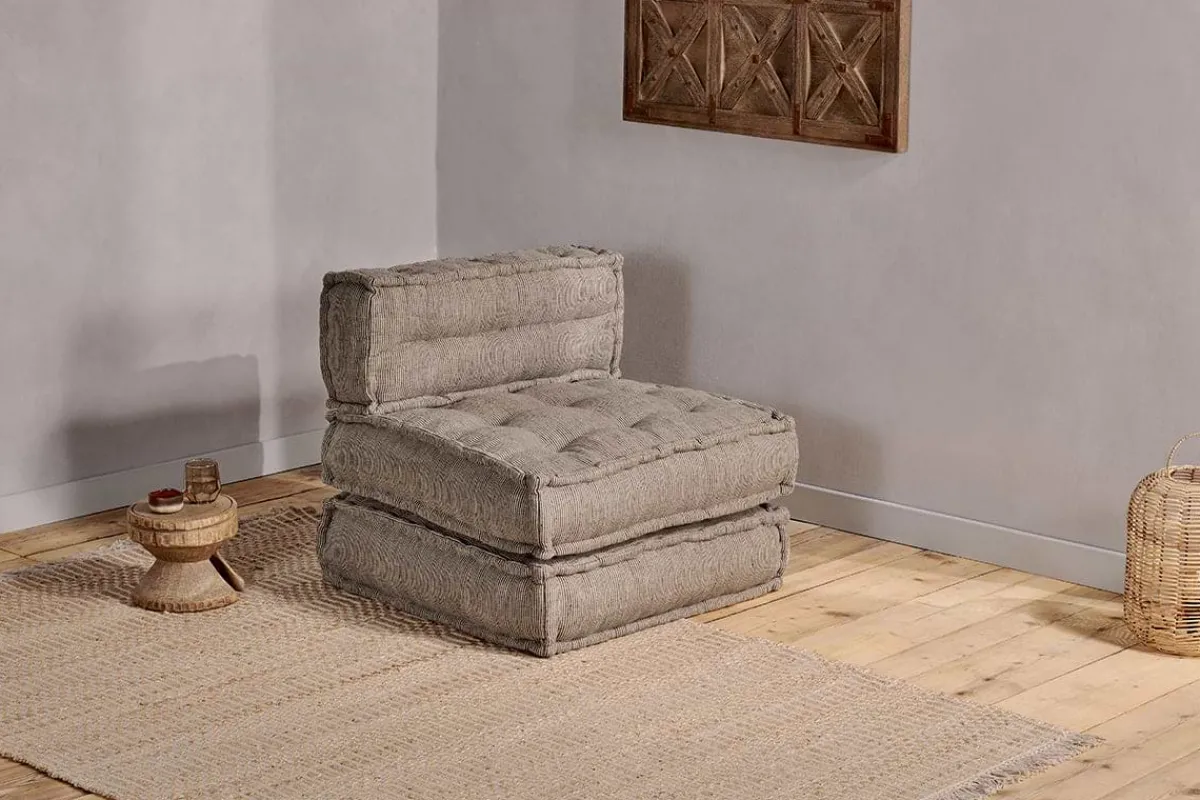 Ready To Deliver Sofas^Nkuku Nadeeka Modular Extension - Soft Grey