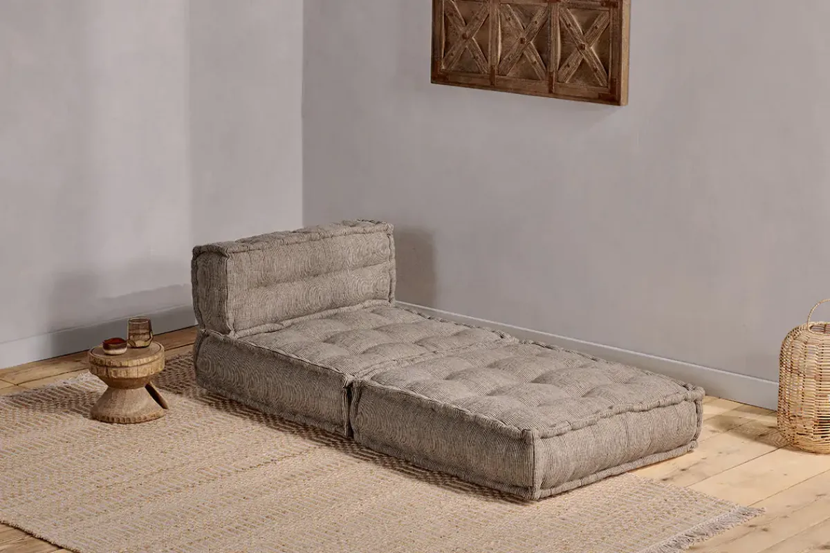 Ready To Deliver Sofas^Nkuku Nadeeka Modular Extension - Soft Grey