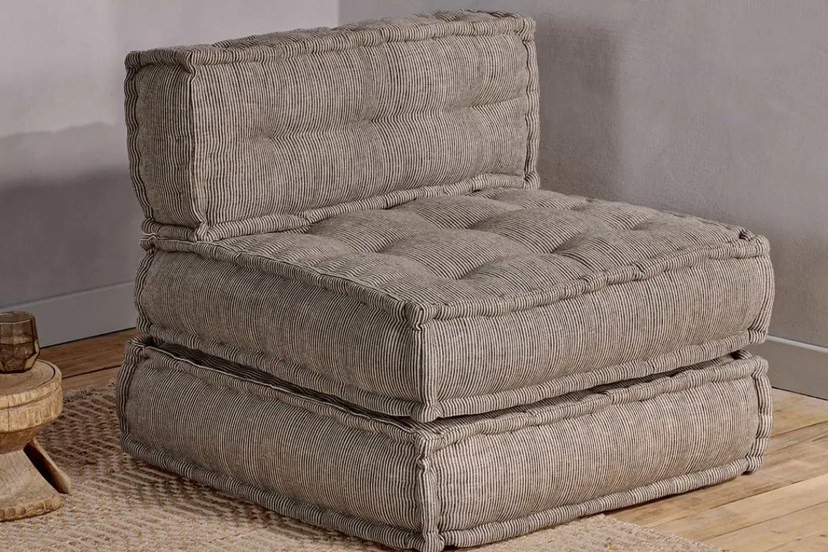 Ready To Deliver Sofas^Nkuku Nadeeka Modular Extension - Soft Grey