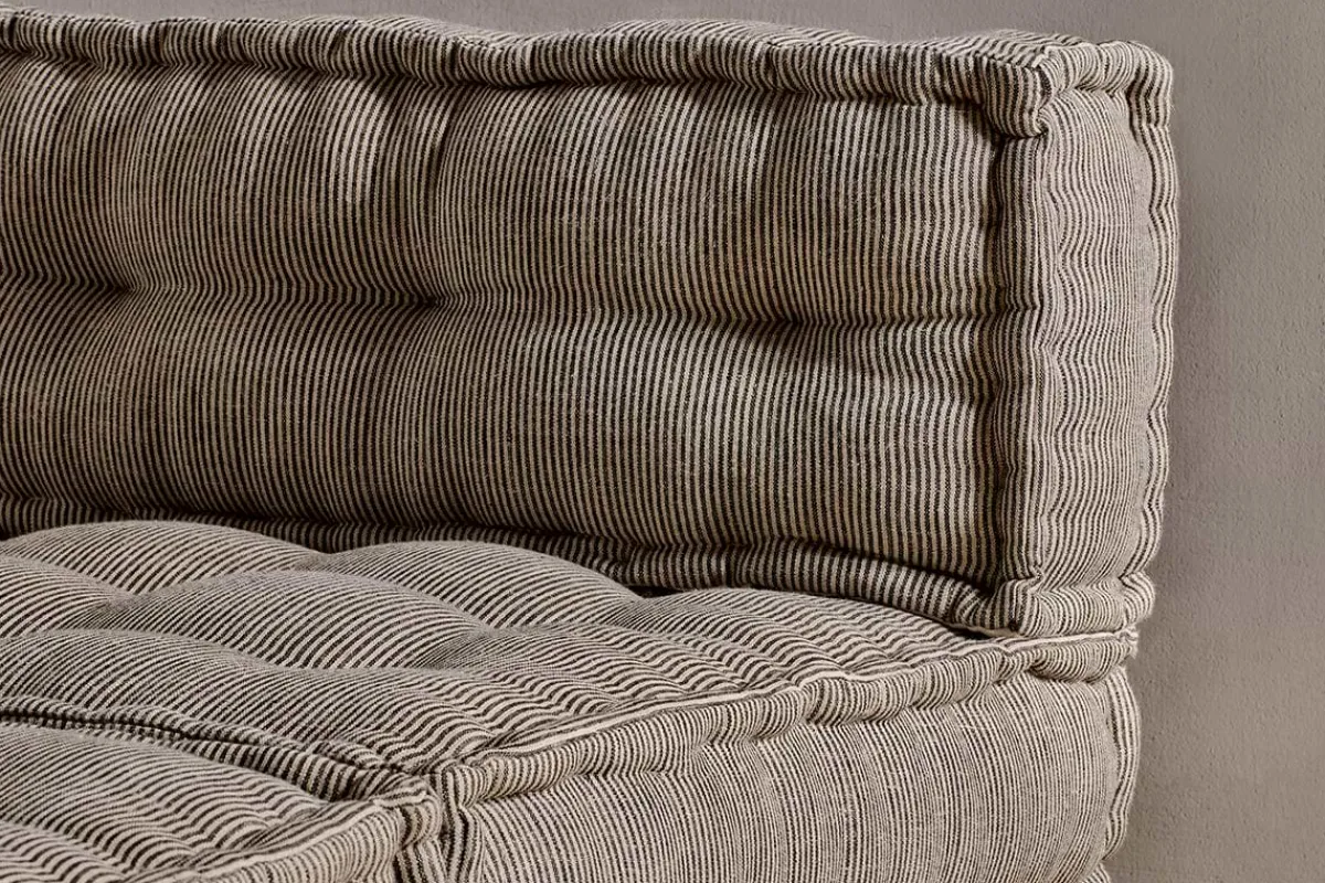 Living|Footstools & Poufs^Nkuku Nadeeka Modular Sofa Footstool - Soft Grey