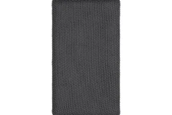 Bedroom Textiles|Blankets & Throws^Nkuku Nahan Moss Stitch Cotton Throw - Charcoal