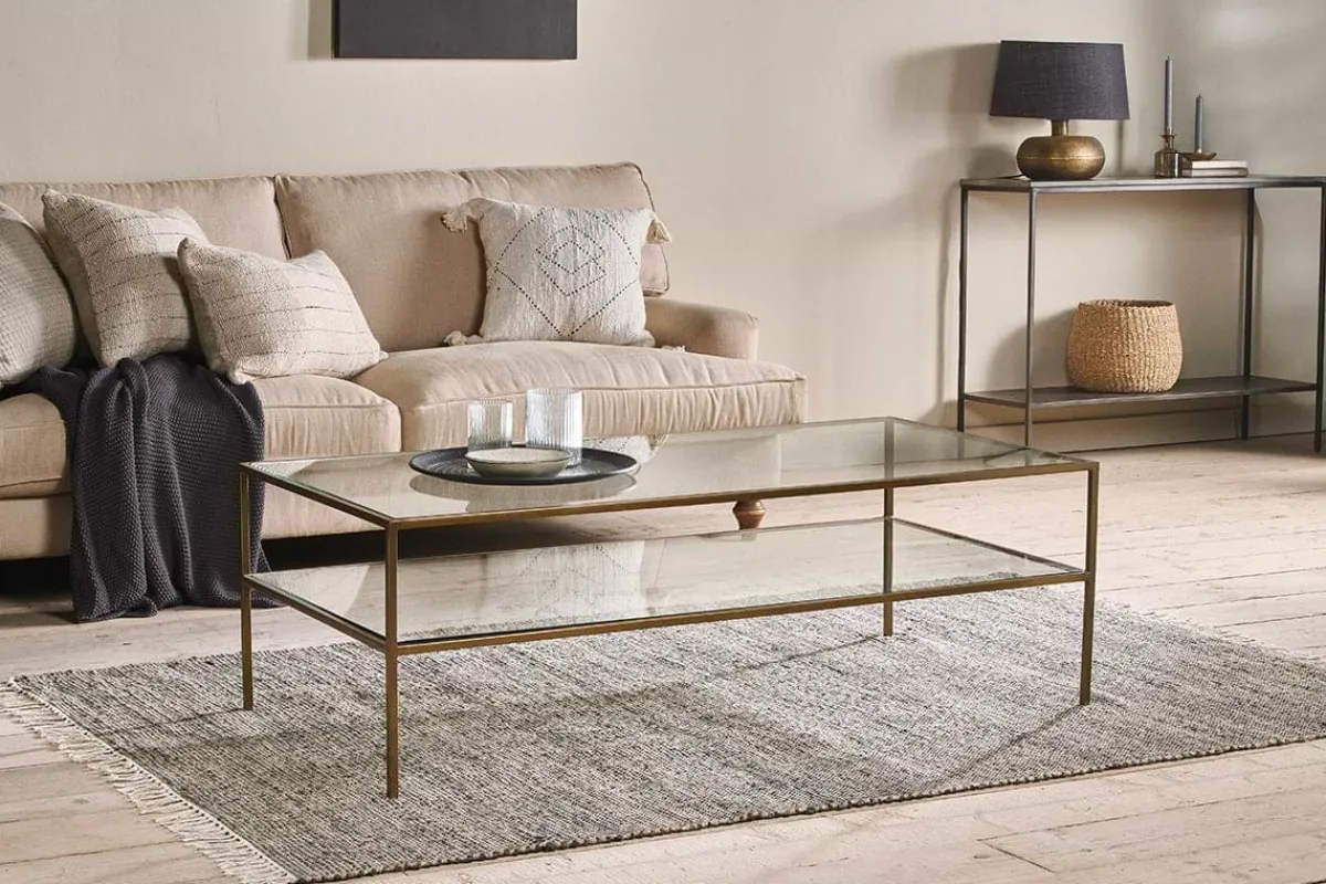 Living|Coffee Tables^Nkuku Nakuru Iron & Glass Coffee Table