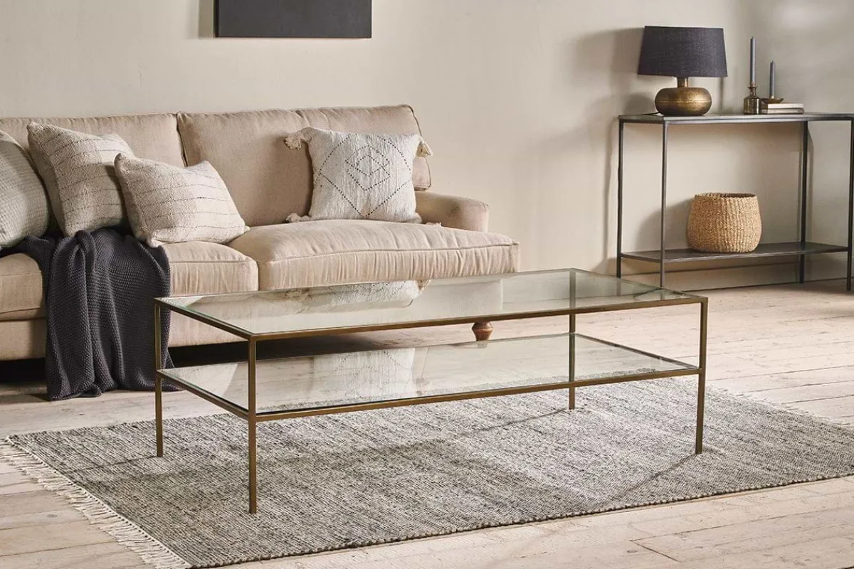 Living|Coffee Tables^Nkuku Nakuru Iron & Glass Coffee Table